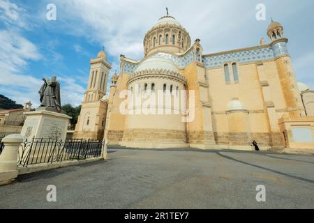 Notre Dame d'Afrique Algeri, Algérie, Afrique Banque D'Images