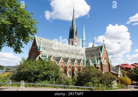 L'église d'Oscar Fredrik (kyrka) à Varmlandsgatan - une église néo-gothique de 1893. Architecte Helgo Zetterwall. Göteborg 400 ans 2023 Banque D'Images
