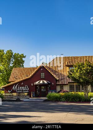 Un nouveau Mimi's Bistro and Bakery à Modesto California USA Banque D'Images