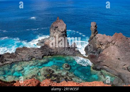 Territoire britannique d'outre-mer, Groupe de l'île Pitcairn, île Pitcairn. Piscine Saint-Paul. Banque D'Images