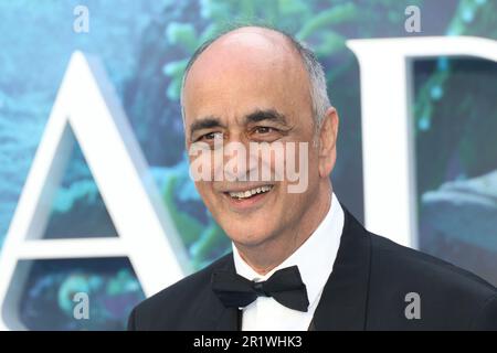 Art Malik, The Little Mermaid - UK Premiere, Leicester Square, Londres, Royaume-Uni, 15 mai 2023, Photo de Richard Goldschmidt Banque D'Images