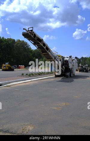 Fraiseuse d'asphalte Road TEC RX700. Banque D'Images