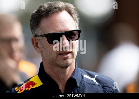 Melbourne, Australie, 9 avril 2022. Christian Horner, le principal de l'équipe Red Bull, au Grand Prix de Formule 1 d'Australie à Albert Park sur 09 avril 2022, à Melbourne, en Australie. Crédit : Steven Markham/Speed Media/Alay Live News Banque D'Images