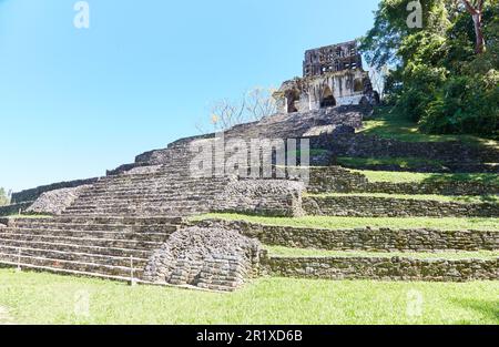 Les incroyables ruines de la jungle du Chiapas, au Mexique, étaient l'une des plus grandes villes de l'ancienne civilisation maya Banque D'Images