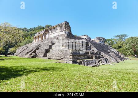 Les incroyables ruines de la jungle du Chiapas, au Mexique, étaient l'une des plus grandes villes de l'ancienne civilisation maya Banque D'Images