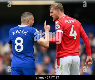 13 mai 2023 - Chelsea / Nottingham Forest - Premier League - Stamford Bridge. Mateo Kovacic de Chelsea lors du match de la première Ligue au pont Stamford, Londres. Image : Mark pain / Alamy Live News Banque D'Images