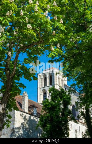 Vezelay . La Tour Saint Antoine de la Basilique Sainte-Marie-Madeleine . Patrimoine mondial de l'UNESCO. Via Lemovicensis . Yonne . Bourgogne Franche Comte. France Banque D'Images