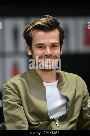 Bad Hersfeld, Allemagne. 16th mai 2023. Acteur Philipp Brehl, photographié au début des répétitions pour la première pièce "King Lear". La pièce de théâtre de Shakespeare sera présentée en avant-première au festival Bad Hersfeld de 72nd sur 30 juin 2023. Credit: Uwe Zucchi/dpa/Alay Live News Banque D'Images