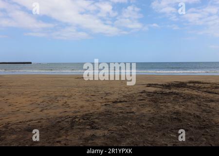 La plage d'El Medano sur l'île de Tenerife Banque D'Images