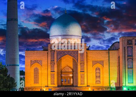 Khast Place Imam, destination touristique majeure dans la région de Tachkent, Ouzbékistan Banque D'Images
