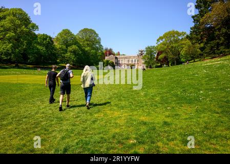 Cockington Country Park et Cockington court, Torquay, Devon en mai Banque D'Images