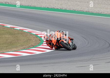 MONTMELLO, ESPAGNE-4 JUIN 2021: Danilo Petrucci sur son #9 KTM RC16 (Team: Tech3 KTM Factory Racing), Championnat du monde MotoGP 2021 Banque D'Images