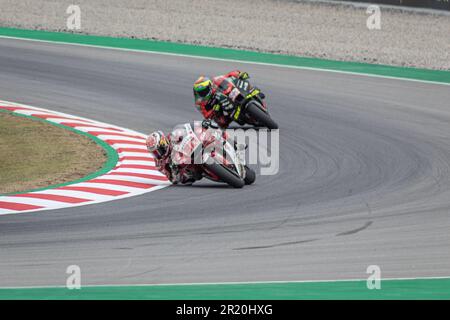 MONTMELLO, ESPAGNE-4 JUIN 2021: Takaaki Nakagami sur sa Honda RC213V #30 (Team: LCR Honda Castrol/Idemitsu), Championnat du monde MotoGP 2021 Banque D'Images