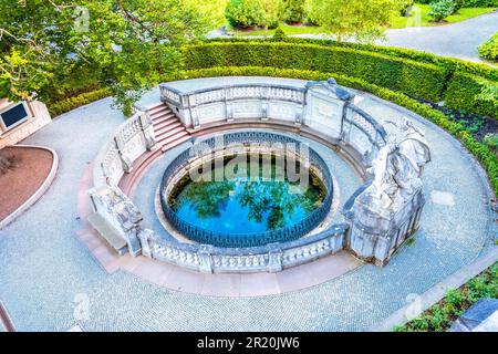 Source du Danube à Donaueschingen, Schwarzwald, Bade-Wurtemberg en Allemagne Banque D'Images