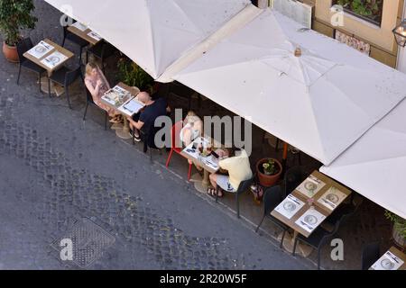 Via Panisperna, Rome, Italie Banque D'Images