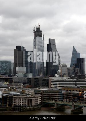 La City de Londres au Royaume-Uni. Souvent appelé le Square Mile, il est le principal quartier financier et abrite à la fois la Bourse et la Banque d'Angleterre - samedi 16/03/2019 Banque D'Images