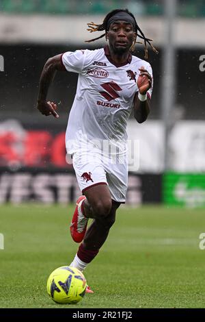 Vérone, Italie. 14th mai 2023. Stade Bentegodi, 14.05.23 Yann Karamoh (7 Torino FC) pendant la série Un match entre Hellas Verona et Torino FC au stade Bentegodi à Vérone, Italie Soccer (Cristiano Mazzi/SPP) Credit: SPP Sport Press photo. /Alamy Live News Banque D'Images