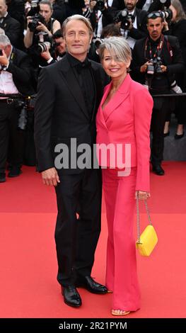 Mads Mikkelsen participant à la première Jeanne du Barry lors du Festival de Cannes 76th. Date de la photo: Mardi 16 mai 2023. Le crédit photo devrait se lire comme suit : Doug Peters/PA Wire Banque D'Images