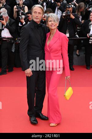 Mads Mikkelsen participant à la première Jeanne du Barry lors du Festival de Cannes 76th. Date de la photo: Mardi 16 mai 2023. Le crédit photo devrait se lire comme suit : Doug Peters/PA Wire Banque D'Images