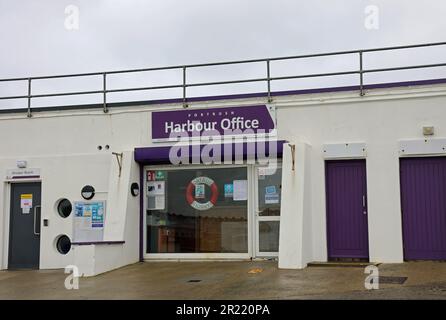 Bureau de Portrush Harbour Banque D'Images