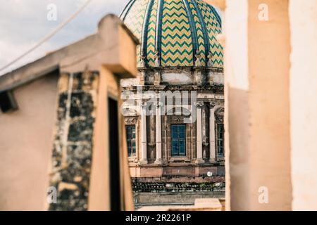 Toits à Palerme, Italie en janvier Banque D'Images