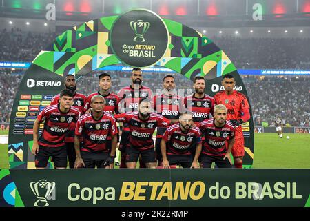 Rio de Janeiro, Brésil. 16th mai 2023. RJ - RIO DE JANEIRO - 05/16/2023 - COPA DO BRASIL 2023, FLUMINENSE X FLAMENGO - les joueurs de Flamengo posent pour une photo avant le match contre Fluminense au stade Maracana pour le championnat Copa do Brasil 2023. Photo: Thiago Ribeiro/AGIF/Sipa USA crédit: SIPA USA/Alay Live News Banque D'Images