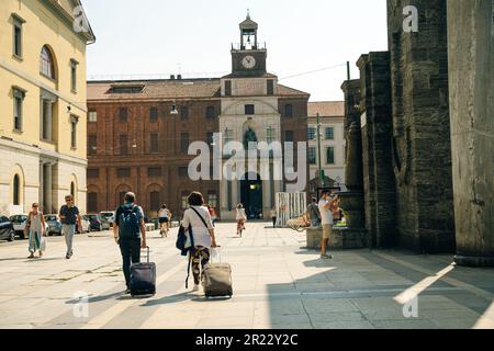 MILAN, ITALIE - septembre 2023 vue extérieure de l'Universita Cattolica del Sacro Cuore. Photo de haute qualité Banque D'Images
