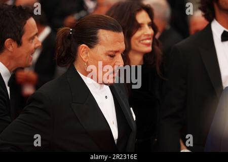 Cannes, France. 16th mai 2023. CANNES, France sur 16. 2023 mai ; Johnny Depp assiste à la cérémonie d'ouverture et de projection « Jeanne du Barry », tapis rouge au festival annuel du film de Cannes 76th au Palais des Festivals sur 16 mai 2023 à Cannes, France., image et copyright Thierry CARPICO/ATP images (CARPICO Thierry/ATP/SPP) crédit : SPP Sport Press photo. /Alamy Live News Banque D'Images