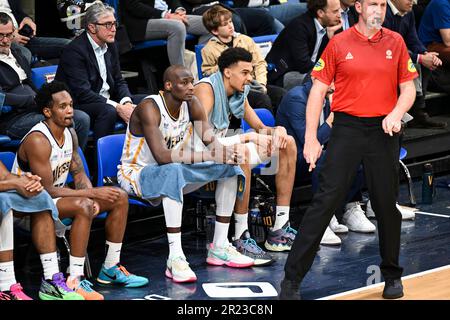 Levallois Perret, France. 16th mai 2023. Victor Wembanyama lors du championnat français, Betclic Elite basketball match entre Paris et Metropolitans 92 (mets ou Boulogne-Levallois) sur 16 mai 2023 à Levallois, France. Photo de Victor Joly/ABACAPRESS.COM crédit: Abaca Press/Alay Live News Banque D'Images