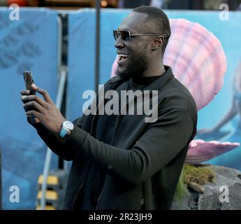 15 mai 2023 - Londres, Angleterre, Royaume-Uni - Stormzy assister à la première de Little Mermaid Royaume-Uni, Odeon Luxe Leicester Square Banque D'Images