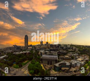 Vue sur le quartier central des affaires de Sandton Banque D'Images