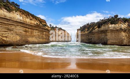 Loch ARD gorge, sur la Great Ocean Road, Australie. Nommé d'après le Loch ARD, un navire qui s'est échoué en 1878, sur une étendue de côte qui est devenue connue Banque D'Images