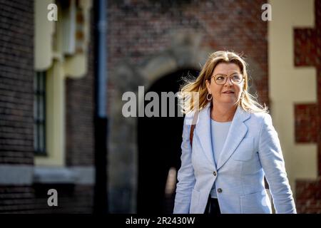 LA HAYE - Christianne van der Wal-Zeggelink Ministre de la nature et de l'azote à Binnenhof avant le Conseil hebdomadaire des ministres. ANP ROBIN UTRECHT pays-bas - belgique sortie Banque D'Images