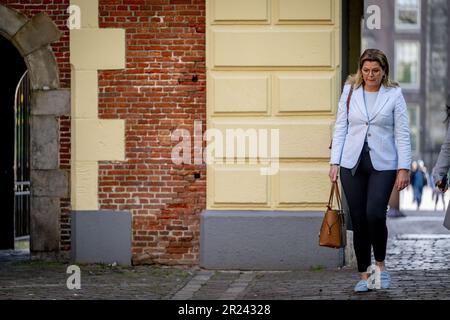 LA HAYE - Christianne van der Wal-Zeggelink Ministre de la nature et de l'azote à Binnenhof avant le Conseil hebdomadaire des ministres. ANP ROBIN UTRECHT pays-bas - belgique sortie Banque D'Images