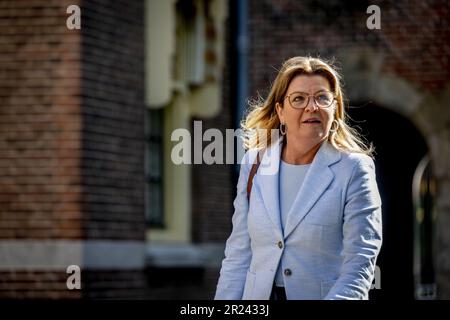 LA HAYE - Christianne van der Wal-Zeggelink Ministre de la nature et de l'azote à Binnenhof avant le Conseil hebdomadaire des ministres. ANP ROBIN UTRECHT pays-bas - belgique sortie Banque D'Images