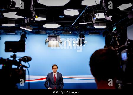 LA HAYE - le vice-premier ministre Wopke Hoekstra s'adresse à la presse lors de la conférence de presse hebdomadaire après le Conseil des Ministres.ANP ROBIN UTRECHT pays-bas - belgique hors Banque D'Images