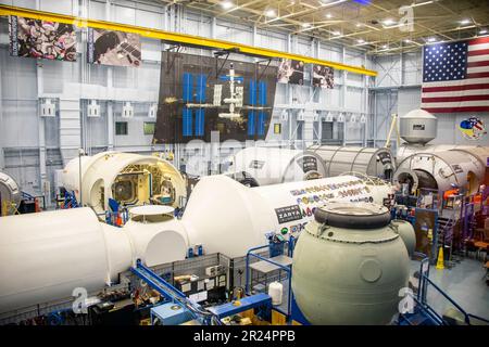 Houston USA 4th février 2023: Le point de vue de l'installation d'entraînement des astronautes au centre spatial Johnson de la NASA. Banque D'Images