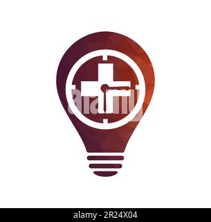 Time Medical logo Icon modèle de conception Vector Medical Time logo Illustration de Vecteur
