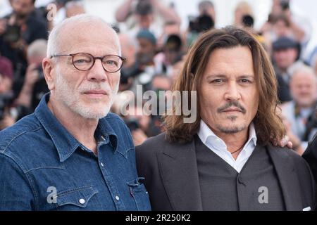 Cannes, France. 16th mai 2023. Pascal Greggory et Johnny Depp assistent à la photo Jeanne du Barry dans le cadre du Festival de Cannes 76th à Cannes, France sur 16 mai 2023. Photo d'Aurore Marechal/ABACAPRESS.COM crédit: Abaca Press/Alay Live News Banque D'Images