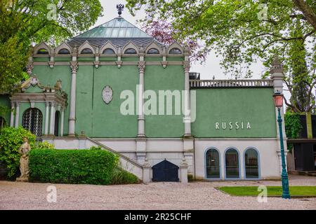 Venise, Italie, 17/05/2023, Vue générale du pavillon russe fermé de la Biennale de Venise Architecture 2023. Marco Secchi / Alamy Live News Banque D'Images