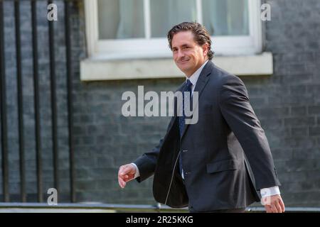 Downing Street, Londres, Royaume-Uni. 16th mai 2023. Le député de Johnny Mercer, ministre d’État (ministre des anciens Combattants) au Cabinet, assiste à la réunion hebdomadaire du Cabinet au 10 Downing Street. Photo par Amanda Rose/Alamy Live News Banque D'Images