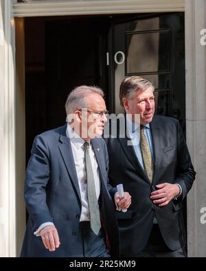 Downing Street, Londres, Royaume-Uni. 16th mai 2023. Graham Brady, président du comité de 1922, assiste à une réunion au 10 Downing Street. Photo par Amanda Rose/Alamy Live News Banque D'Images