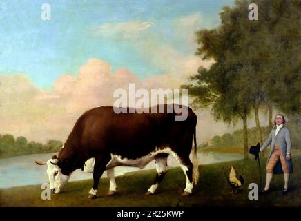 Le Lincolnshire Ox, George Stubbs, 1790, Banque D'Images