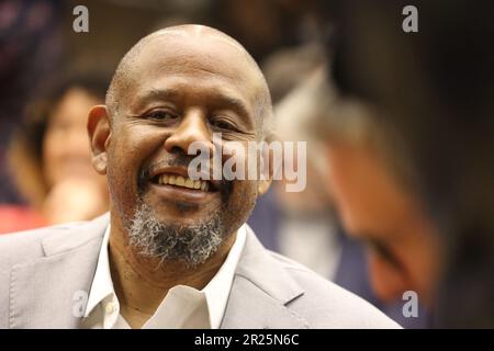 Forest Whitaker est photographiée lors de la présentation du centre d'apprentissage français de l'Initiative de paix et de développement Whitaker à Aubervillers, près de Paris, en France, sur 17 mai 2023. Photo de Jerome Dominé/ABACAPRESS.COM crédit: Abaca Press/Alay Live News Banque D'Images