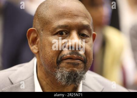 Forest Whitaker est photographiée lors de la présentation du centre d'apprentissage français de l'Initiative de paix et de développement Whitaker à Aubervillers, près de Paris, en France, sur 17 mai 2023. Photo de Jerome Dominé/ABACAPRESS.COM crédit: Abaca Press/Alay Live News Banque D'Images