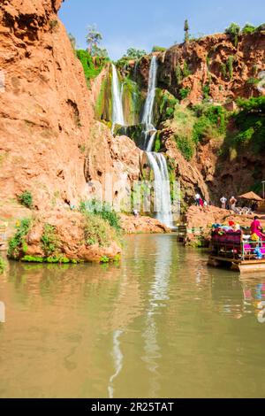 Ouzoud tombe dans la province d'Azilal au Maroc Banque D'Images