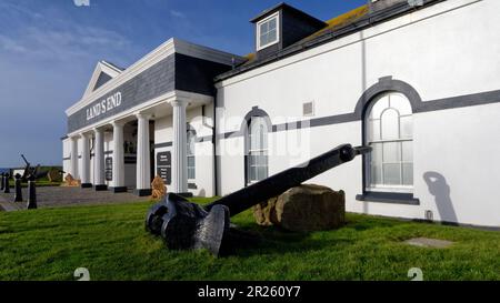 Land's End Visior Centre, Cornwall, Royaume-Uni Banque D'Images