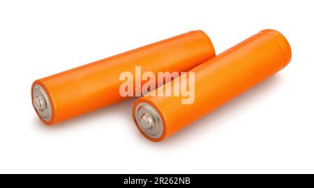 chemin de la batterie aaa isolé sur blanc Banque D'Images