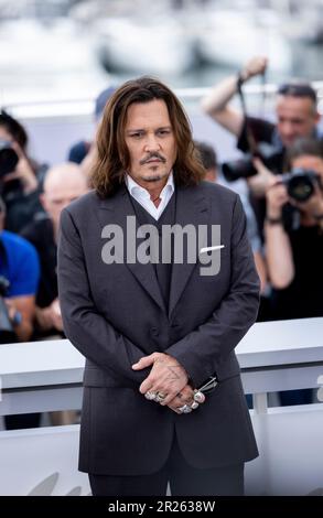 Cannes, France. 17th mai 2023. CANNES 20230517 Johnny Depp pendant le festival du film à Cannes en France. Photo: Christina Kronér/TT/code 11744 *** PHOTO PAYANTE *** crédit: TT News Agency/Alay Live News Banque D'Images