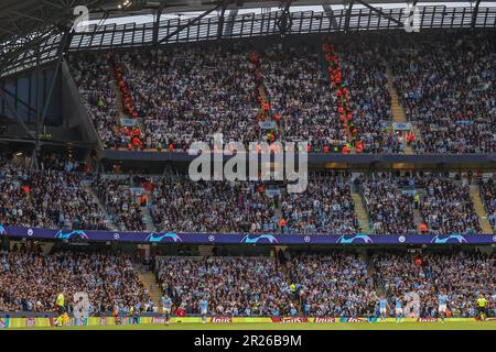 Manchester, Royaume-Uni. 17th mai 2023. Les fans du Real Madrid lors de la semi-finale de la Ligue des champions de l'UEFA second Leg Manchester City vs Real Madrid au stade Etihad, Manchester, Royaume-Uni, 17th mai 2023 (photo de Mark Cosgrove/News Images) à Manchester, Royaume-Uni, le 5/17/2023. (Photo de Mark Cosgrove/News Images/Sipa USA) crédit: SIPA USA/Alay Live News Banque D'Images